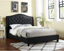 Load image into Gallery viewer, CARLY QUEEN BED ONLY 7160BK-FOA