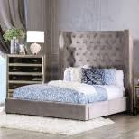 MIRABELLE QUEEN BED ONLY 7679GY-FOA