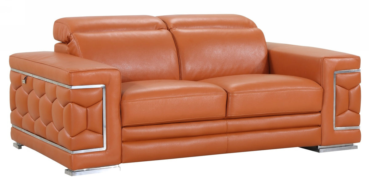 2PCS CAMEL SOFA AND LOVESEAT #692GU
