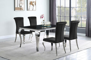 5PC SET (TBL+4 SIDE CHAIRS) CST 105073