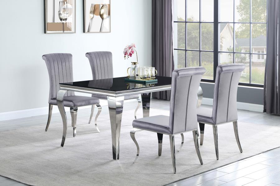 5PC SET (TBL+4 SIDE CHAIRS) CST 105073