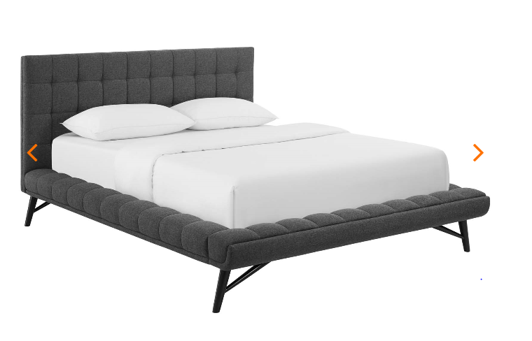 QUEEN  BED FRAME MOD-6007-GRY