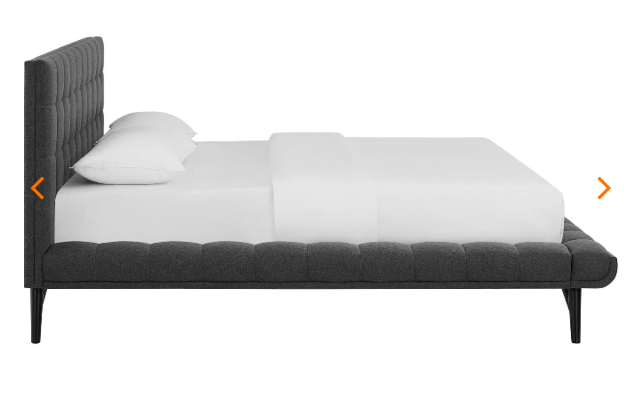 QUEEN  BED FRAME MOD-6007-GRY