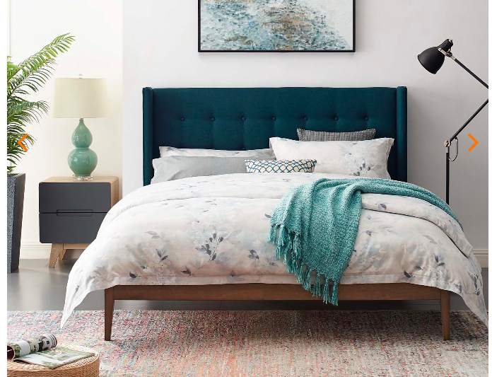 QUEEN BED FRAME MOD-6003-BEI