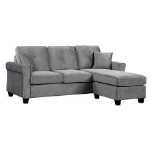 REVERSIBLE SOFA CHAISE 9411GY-HE