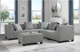 4 PCS MODULAR SECTIONAL 9357GY-HE