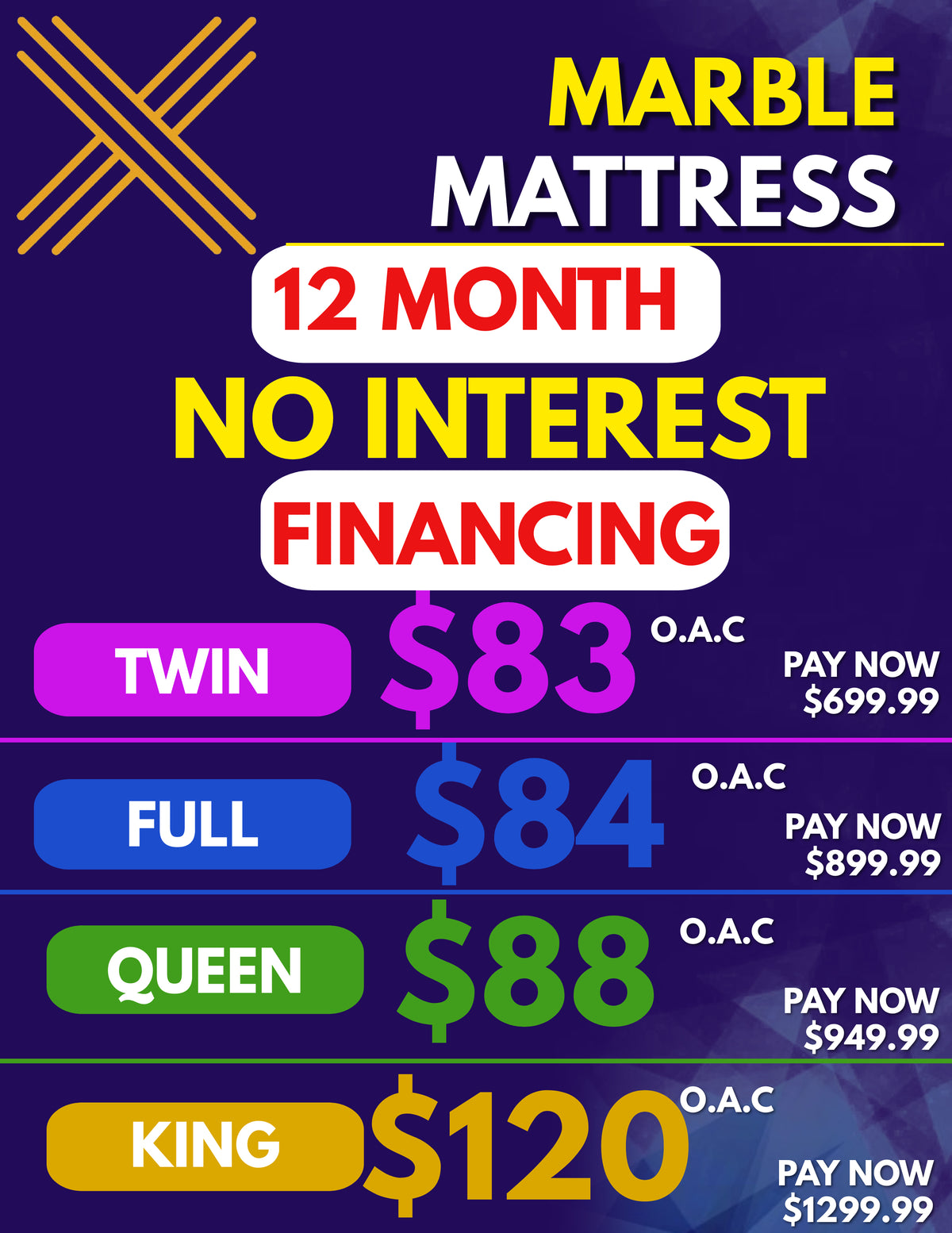CHECK OUR AMAZING FINANCE OPTIONS