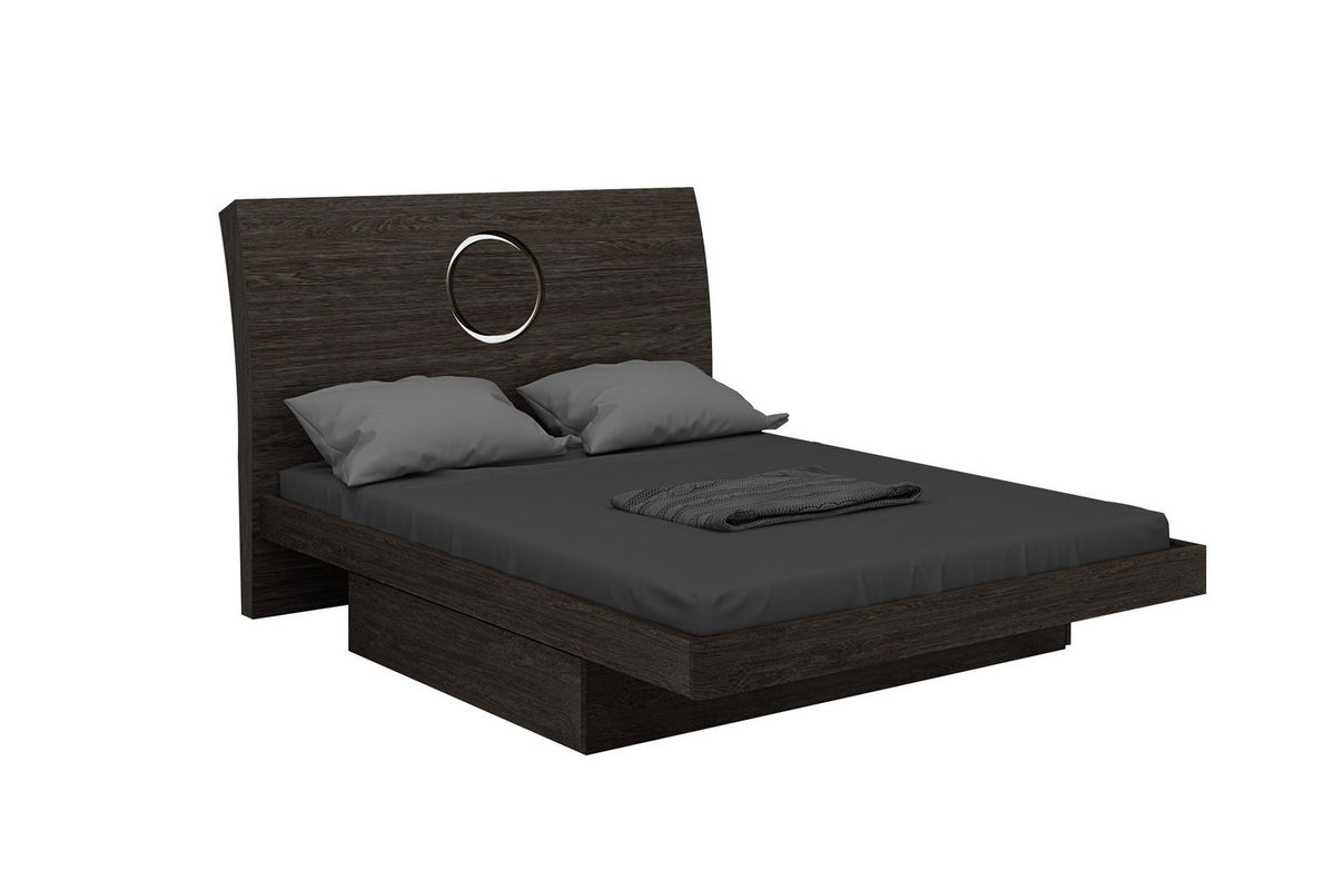 4PCS QUEEN GRAY BEDROOM SET #MONTE CARLO GU