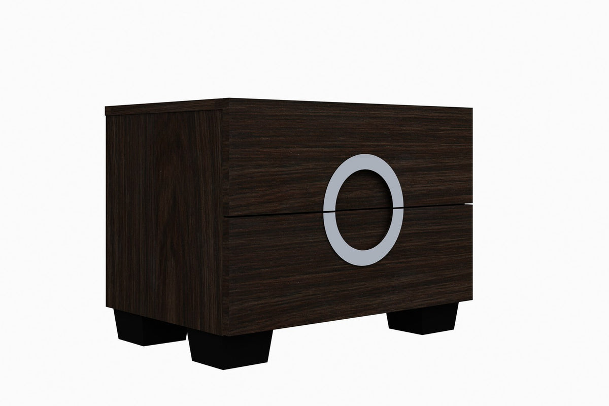 4PCS QUEEN WENGE BEDROOM SET #MONTE CARLO GU