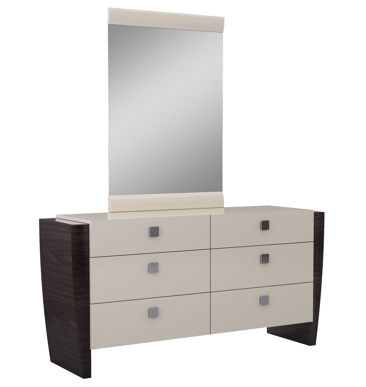 4PCS QUEEN BEIGE BEDROOM SET #PARIS GU