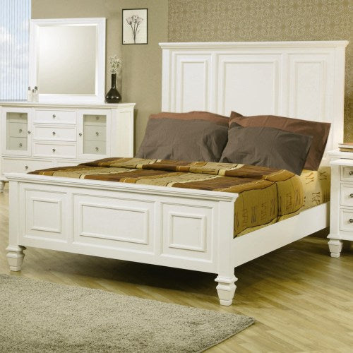 SANDY BEACH 4 PCS QUEEN BEDROOM SET-COA 201301Q-S4