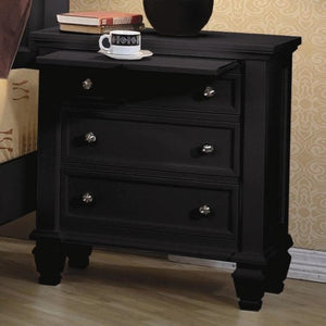 Sandy Beach Night Stand with 3 Drawers 201322 CST-COA