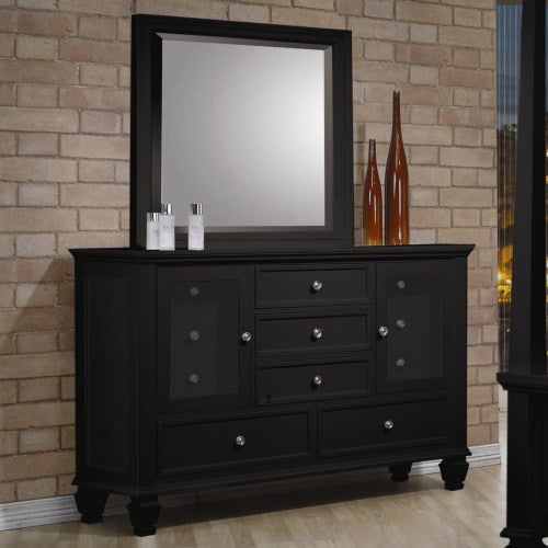 Sandy Beach Dresser & Mirror-COA