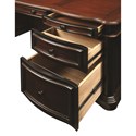 Pergola Double Pedestal Kneehole Credenza Desk