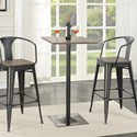 Industrial Bar Table and Stool 3 PCS Set-COA 100730