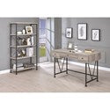 Load image into Gallery viewer, Guthrie Industrial Style Writing Desk with 3 Drawers-COA