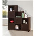 Bookcases Asymmetrical Bookshelf 801170-COA