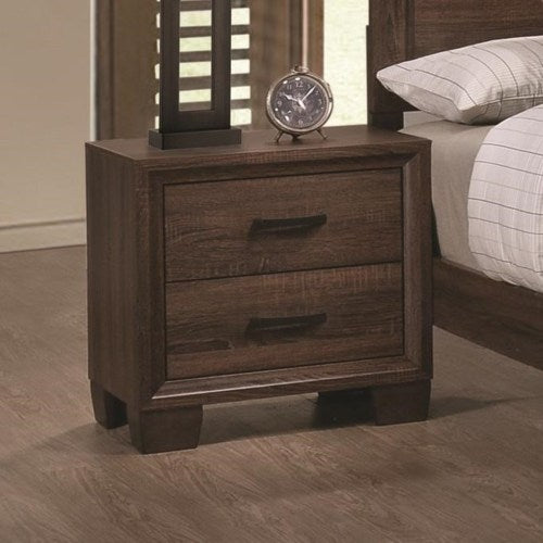 Brandon Transitional Two Drawer Nightstand-COA 205322