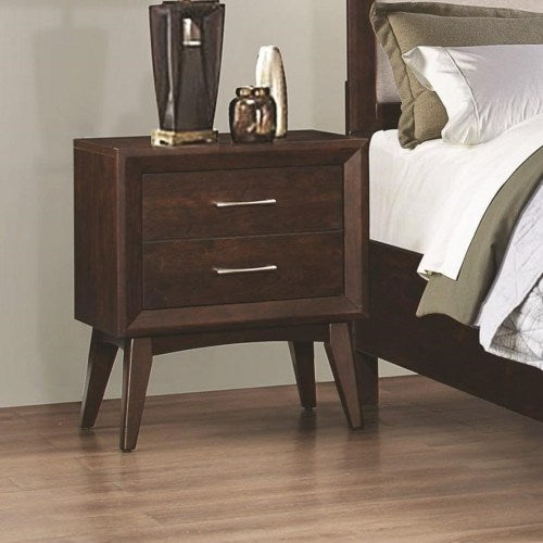 Carrington Night Stand with Two Dovetail Drawers