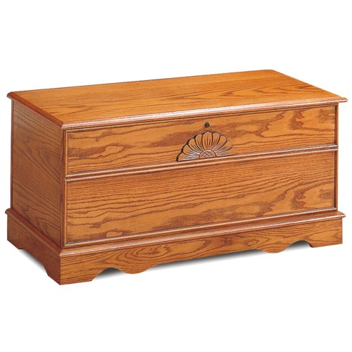 Cedar Chests Cedar Chest with Locking Lid-COA