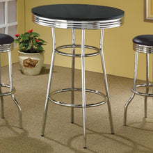 Load image into Gallery viewer, Cleveland 50&#39;s Soda Fountain Bar Table with Black Top- ONLY TABLE-COA