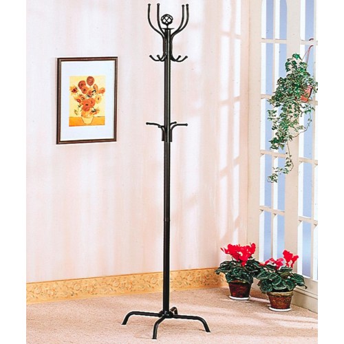 Coat Racks Black Satin Finish Coat Rack-COA