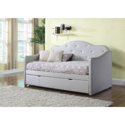 Upholstered Daybed with Trundle 300629-COA
