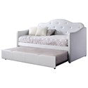 Upholstered Daybed with Trundle 300629-COA
