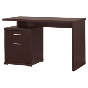 Contemporary Desk with Cabinet-COA 800109