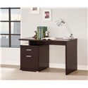 Contemporary Desk with Cabinet-COA 800109