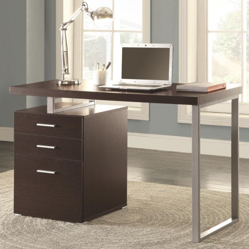 Writing Desk with File Drawer and Reversible Set-Up-COA 800519
