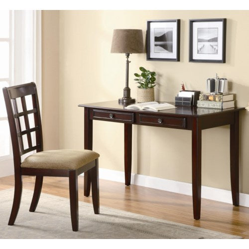 Table Desk with Two Drawers & Desk Chair-COA 800780