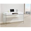 Load image into Gallery viewer, Modern Computer Desk with Glass Sides-COA