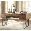 Desk with Four Drawers-COA