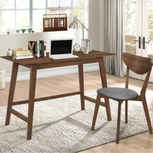 Mid-Century Desk and Chair Set-COA