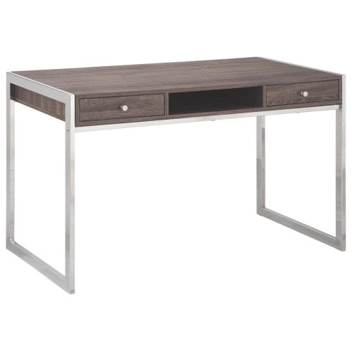 Contemporary Computer Desk with 3 Drawers-COA
