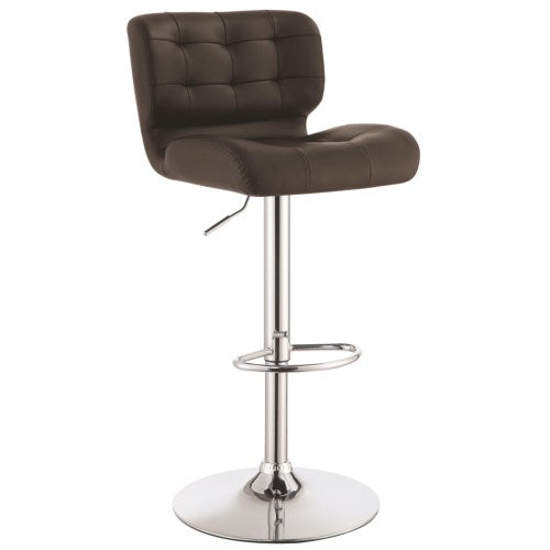 Dining Chairs and Bar Stools Upholstered Adjustable Bar Stool-COA