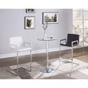 Bar Stools Contemporary Bar Stool with Upholstered Seat-105262-COA