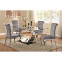Glamorous Upholstered Dining Chair-COA 105073