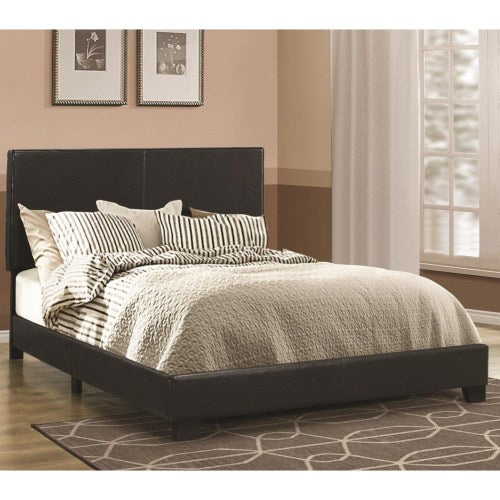 Dorian Black Upholstered Leatherette KE 300761-COA