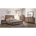 Edgewater Industrial Nightstand with Wide Metal Handle