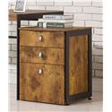 Estrella File Cabinet with 3 Drawers-COA