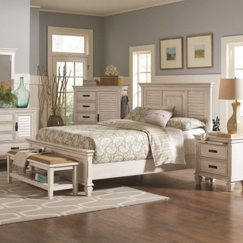FRANCO 4 PCS EK BEDROOM SET-COA 205331KE-S4