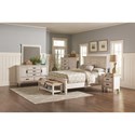 FRANCO 4 PCS EK BEDROOM SET-COA 205331KE-S4