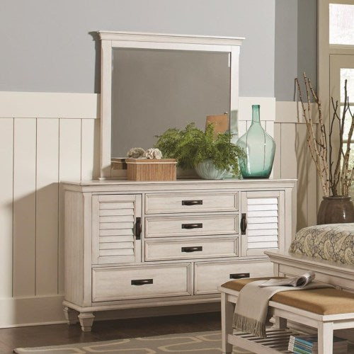 Franco Dresser and Mirror 205333/34-COA