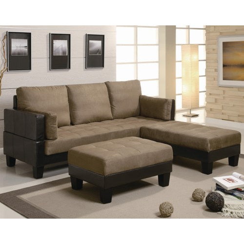 Ellesmere Contemporary Sofa Bed Group with 2 Ottomans-COA
