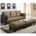 Ellesmere Contemporary Sofa Bed Group with 2 Ottomans-COA