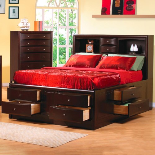 PHOENIX 4 PCS BEDROOM SET 200409-COA
