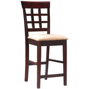 Mix & Match 24" Wheat Back Bar Stool with Fabric Seat-COA