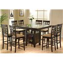 Mix & Match 24" Wheat Back Bar Stool with Fabric Seat-COA